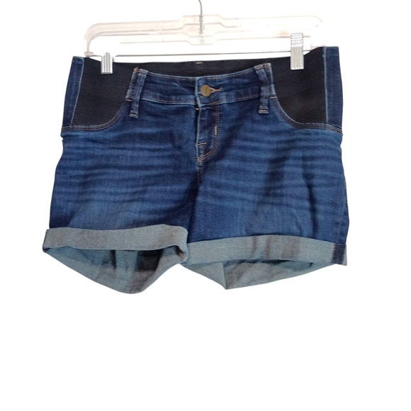 Isabel Maternity - Stylish Blue Denim Women's Shorts - Size 4 - Picture 1 of 4